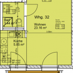 Grundriss Wohnung 32